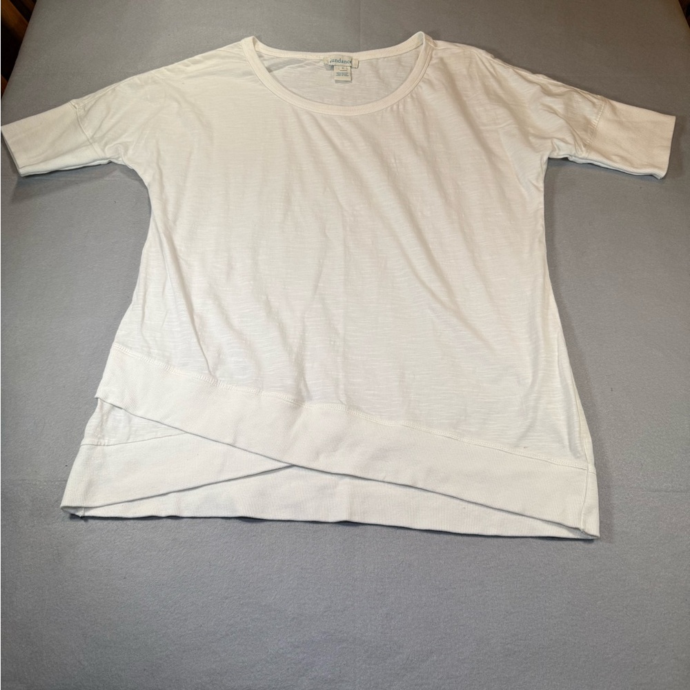 Sundance Off White Short Sleeve Tee